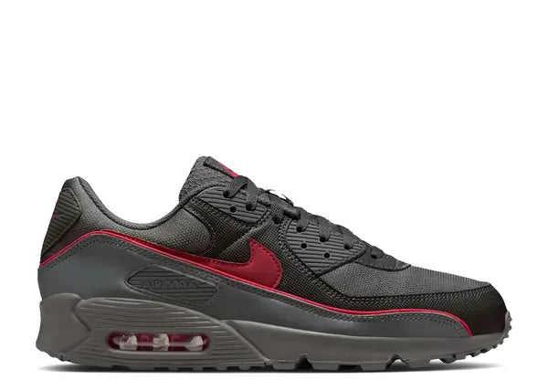 Nike Air Max 90 Premium Iron Grey University Red