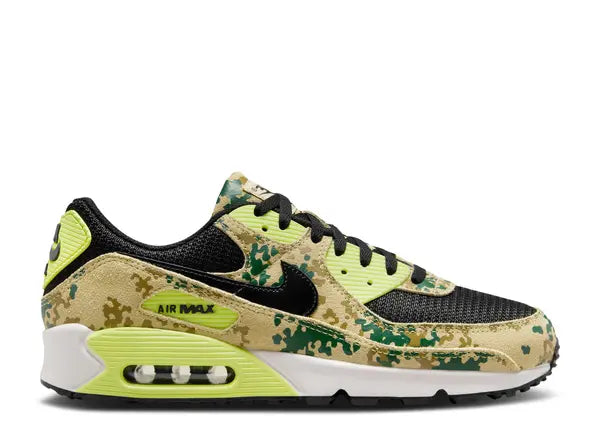 Nike Air Max 90 Premium Team Gold Light Lemon Twist Phantom Black