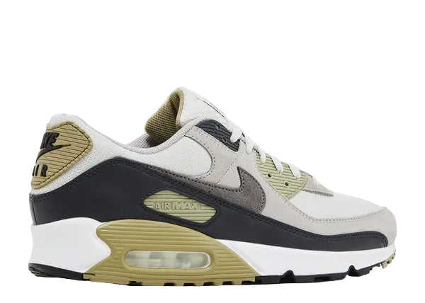 Nike Air Max 90 White Light Bone Neutral Olive Cave Stone Back