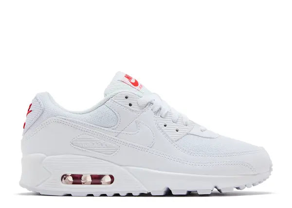 Nike Air Max 90 White Light Crimson Side
