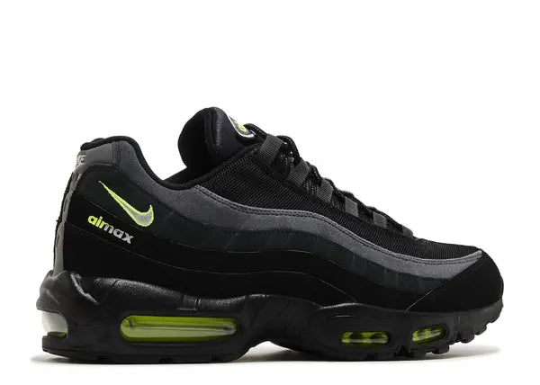 Nike Air Max 95 Retro Logo Black Grey Volt Back