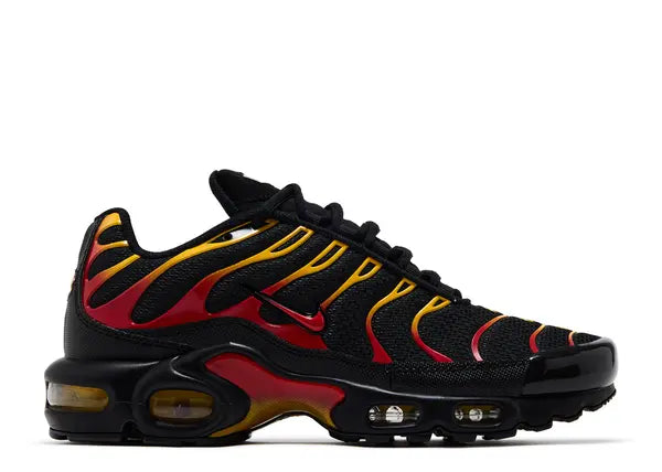 Nike Air Max Plus Black University Gold Red Side
