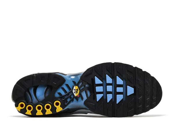 Nike Air Max Plus Grey University Blue Black Bottom