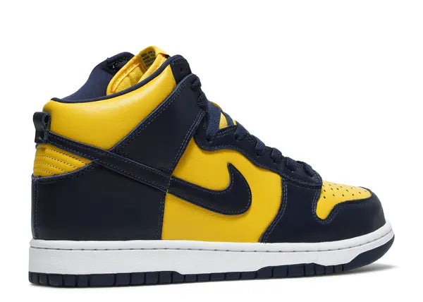 Nike Dunk High Michigan Back