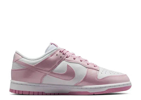 Nike Dunk Low SE Patent White Pink Rise