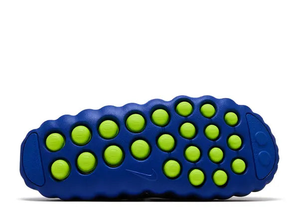Nike Mind 001 Flyknit Slide Hyper Royal Black Bottom
