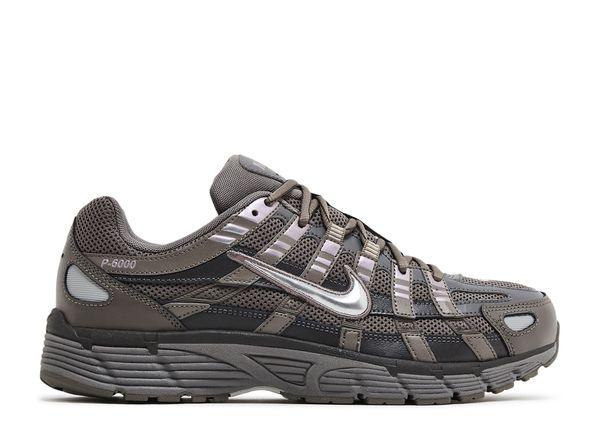 Nike P-6000 Cave Stone Medium Ash Flat Pewter Metallic Silver Side