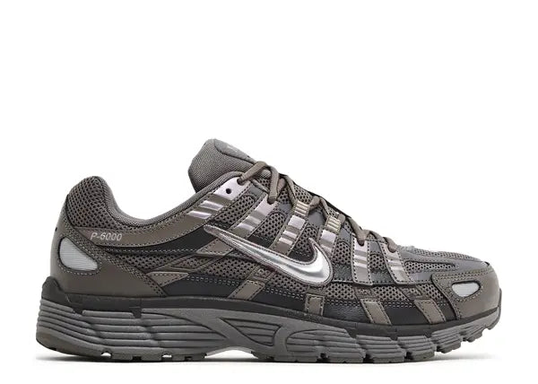 Nike P-6000 Cave Stone Medium Ash Flat Pewter Metallic Silver Side