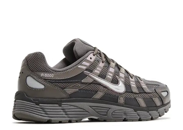 Nike P-6000 Cave Stone Medium Ash Flat Pewter Metallic Silver Back