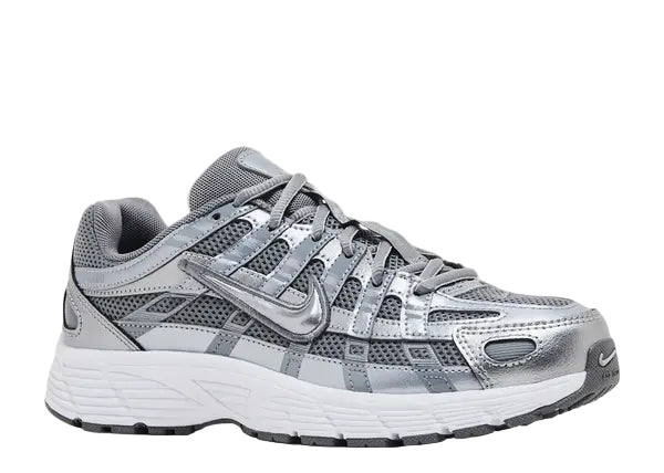 Nike P-6000 Metallic Cool Grey (GS) Front