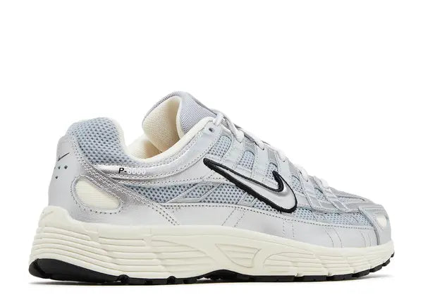 Nike P-6000 Metallic Silver Black (GS) Back
