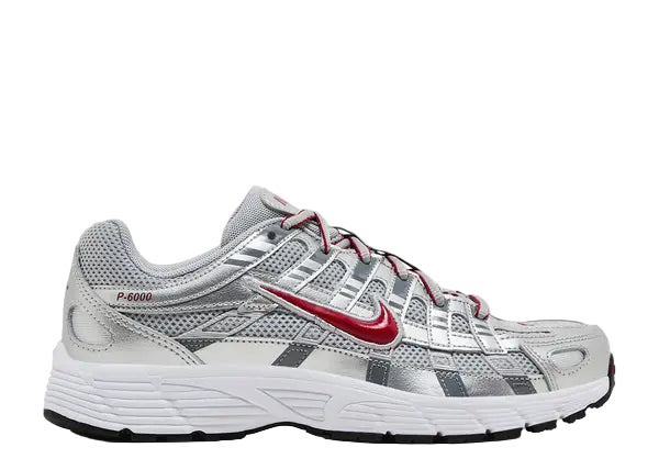 Nike P-6000 Metallic Silver Cool Red (GS) Side