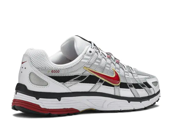 Nike P-6000 White Gold Red Back
