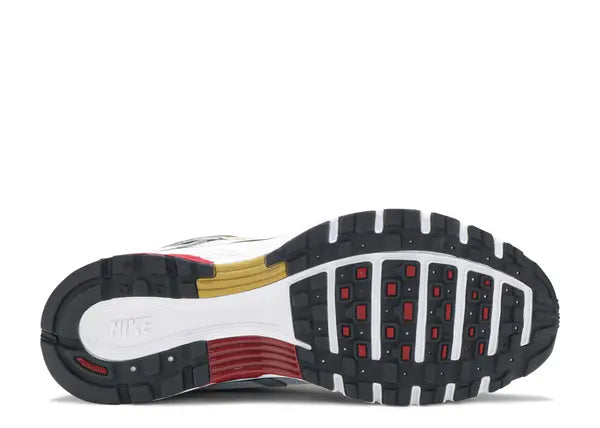 Nike P-6000 White Gold Red Bottom