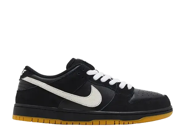 Nike SB Dunk Low Pro SB Black White Gum Side