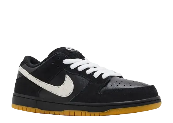 Nike SB Dunk Low Pro SB Black White Gum Front