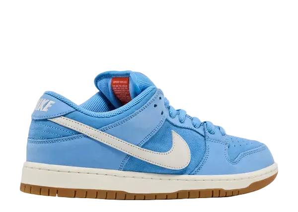 Nike SB Dunk Low Pro University Blue Gum Back