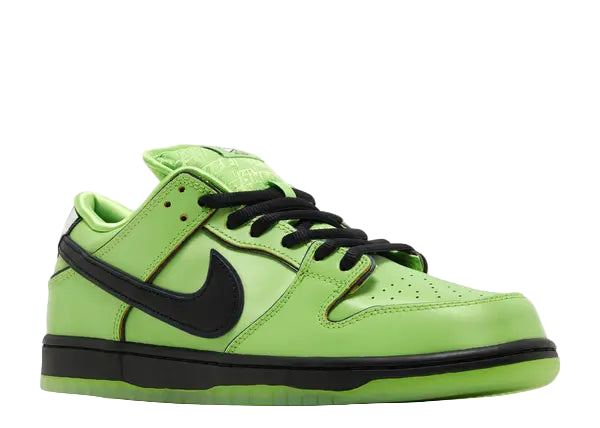 Nike SB Dunk Low The Powerpuff Girls Buttercup Front