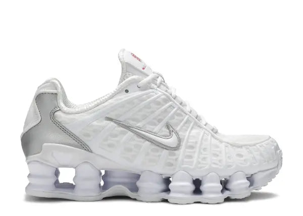 Nike Shox TL White Metallic Silver