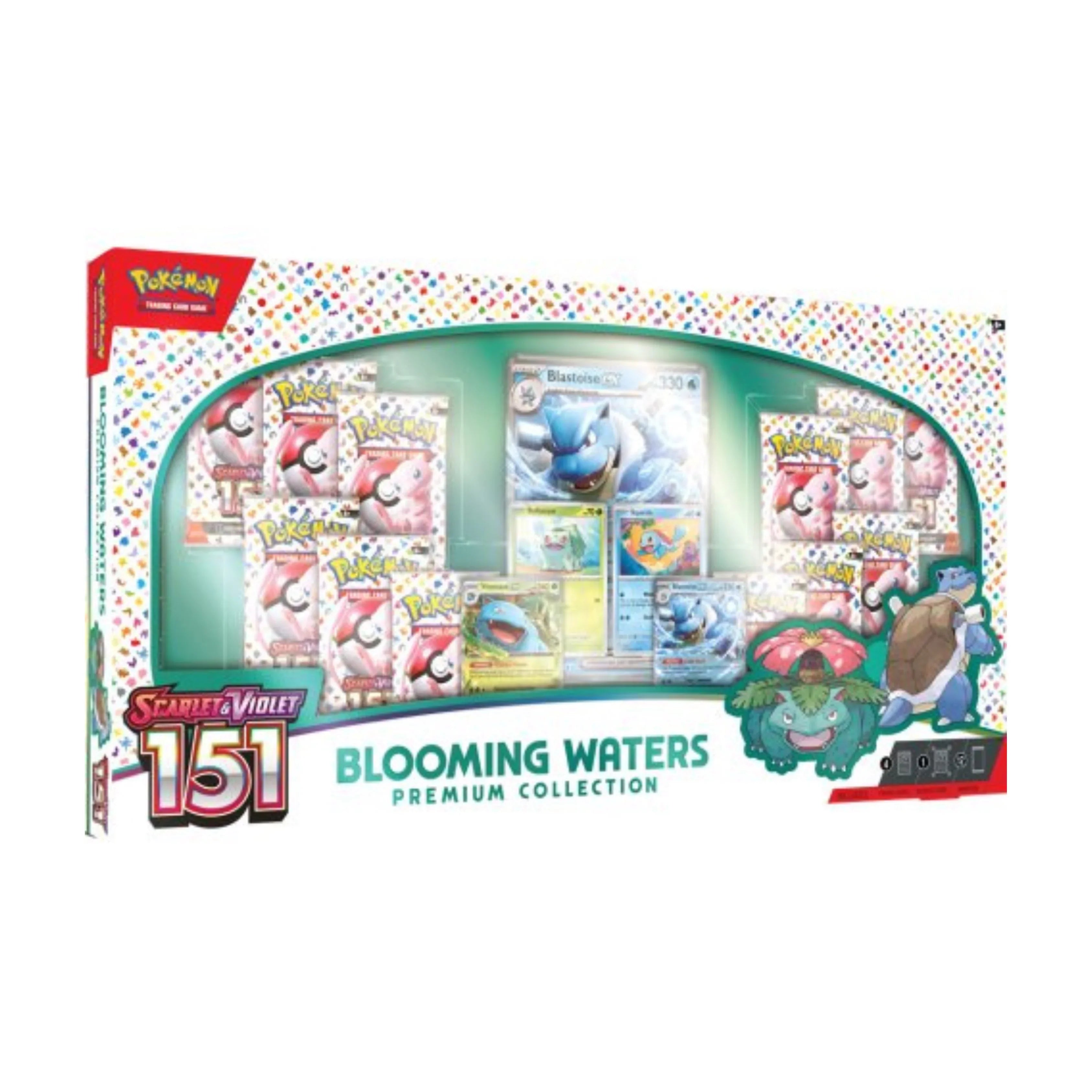 Pokémon Scarlet & Violet 151 Blooming Waters Premium Collection Box Front