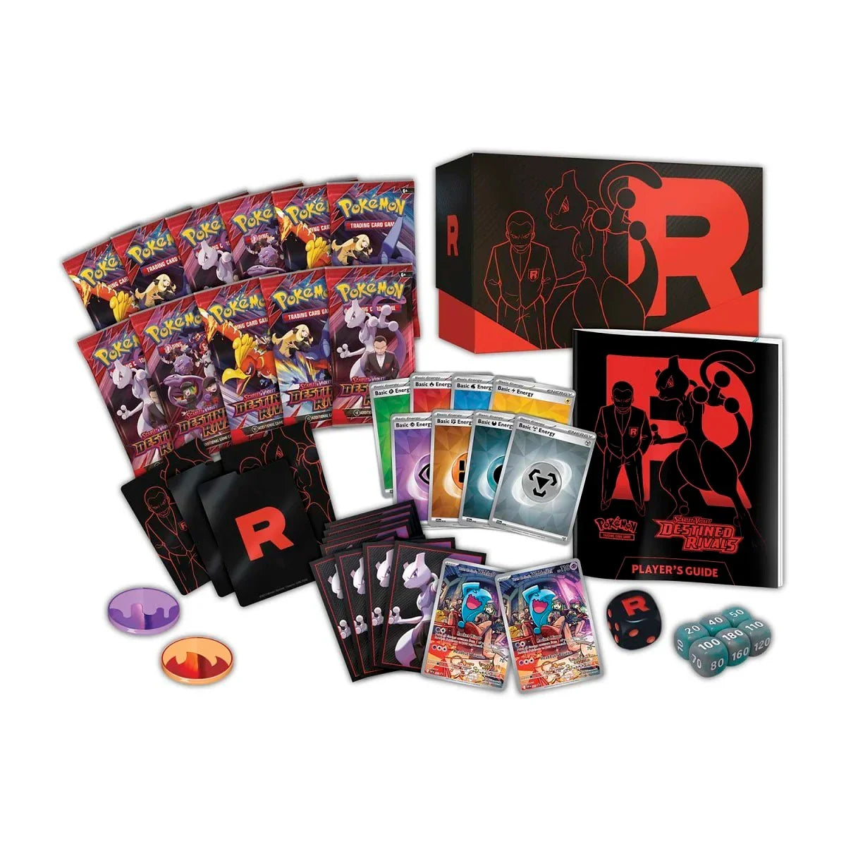 Pokemon Scarlet & Violet Destined Rivals Pokemon Center Elite Trainer Box Inhoud