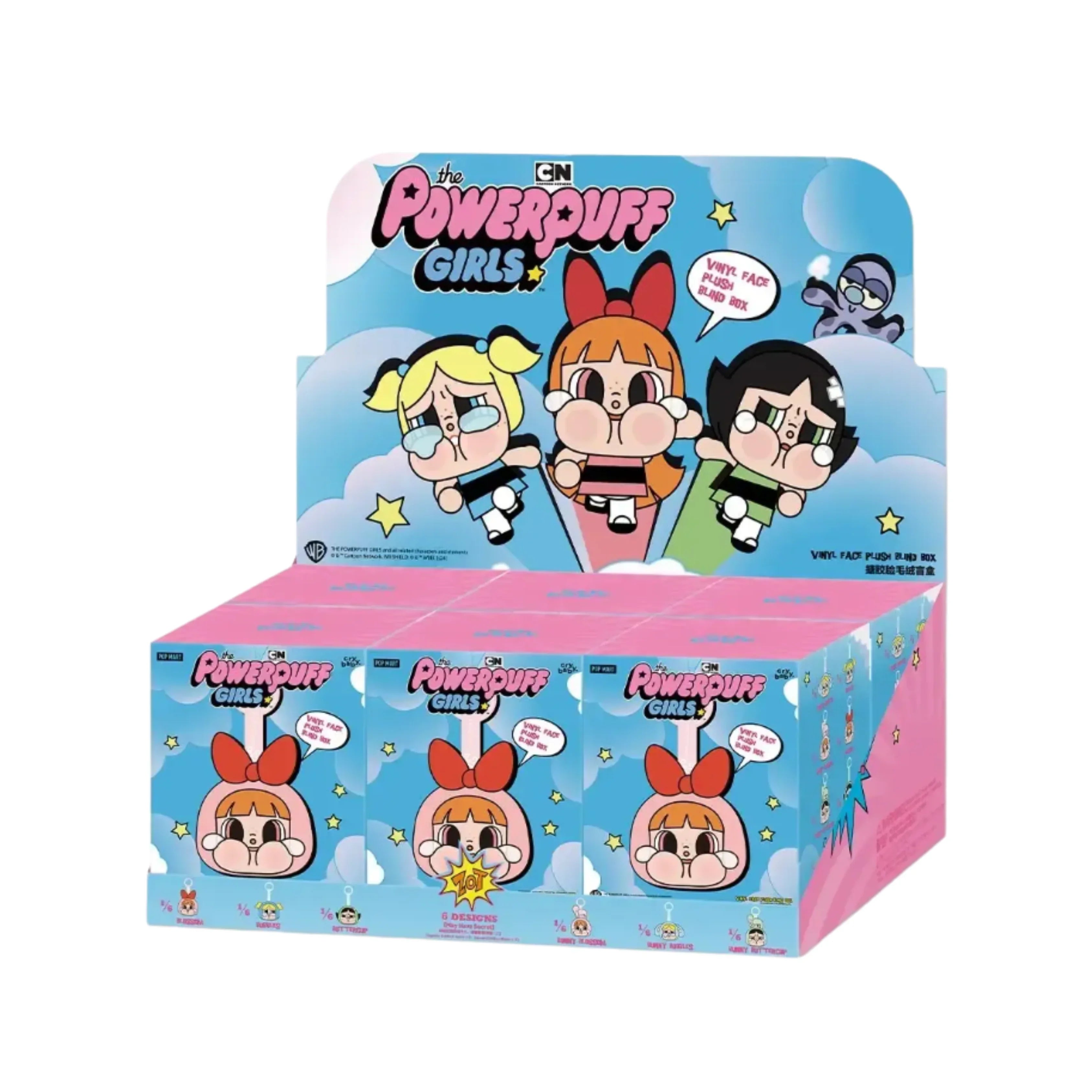 Pop Mart Labubu Crybaby x Powerpuff Girls Case (6 Blind Box)