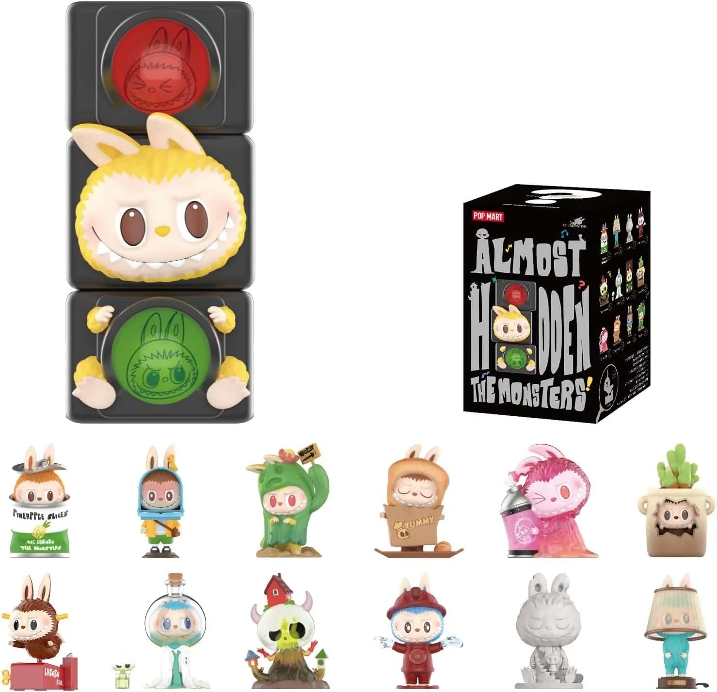 Pop Mart Labubu The Monsters Almost Hidden Series Blind Box All Characters