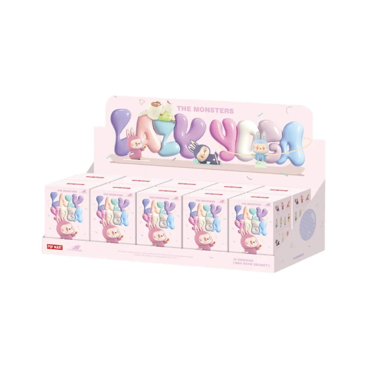 Pop Mart Labubu The Monsters Lazy Yoga Case (10 Blind Box)