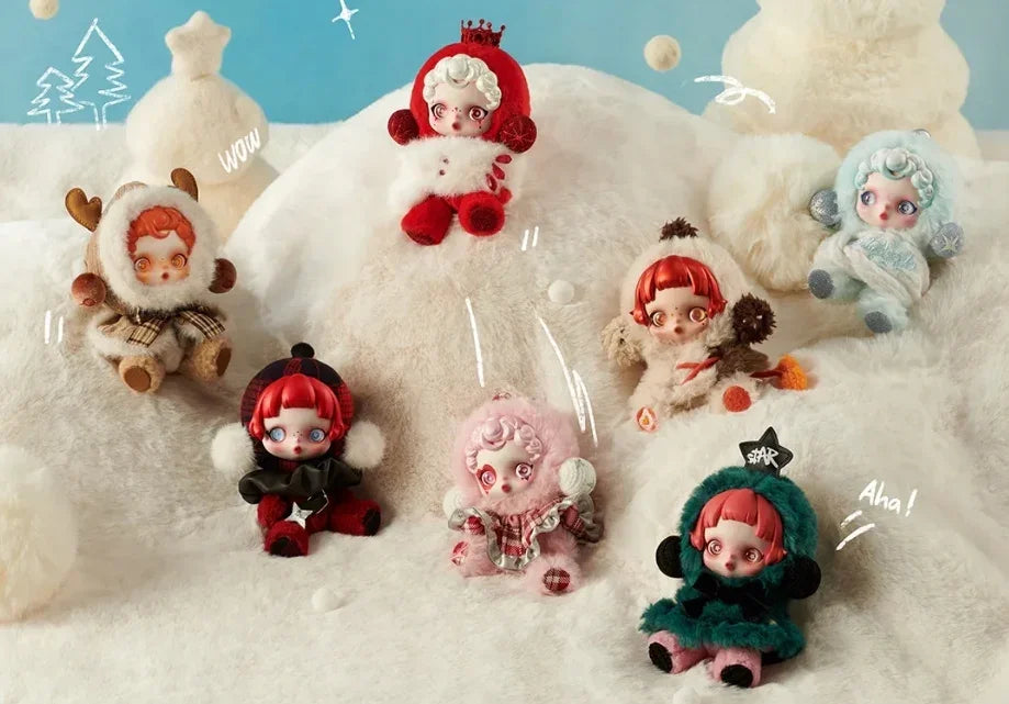 Pop Mart SKULLPANDA Winter Symphony Series Plush Figures