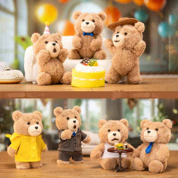 Pop Mart Ted2 Teddy Bear Action Series Blind Box