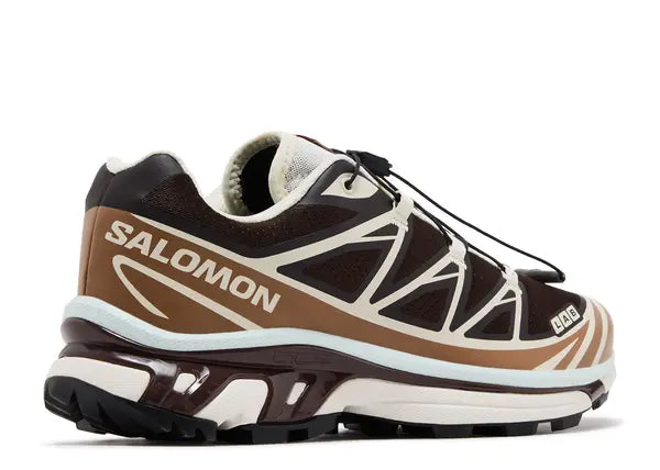 Salomon XT-6 Black Coffee Burro Bitter Chocolate Back