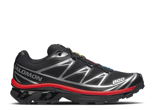 Salomon XT-6 Black Fiery Red Silver