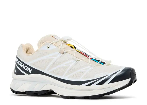 Salomon XT-6 Rainy Day Black White Front