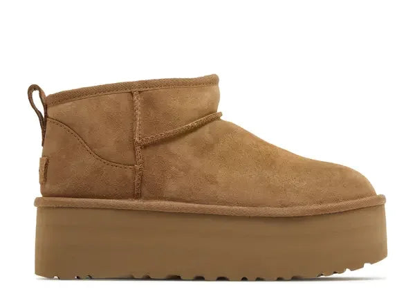UGG Classic Ultra Mini Platform Boot Chestnut Side