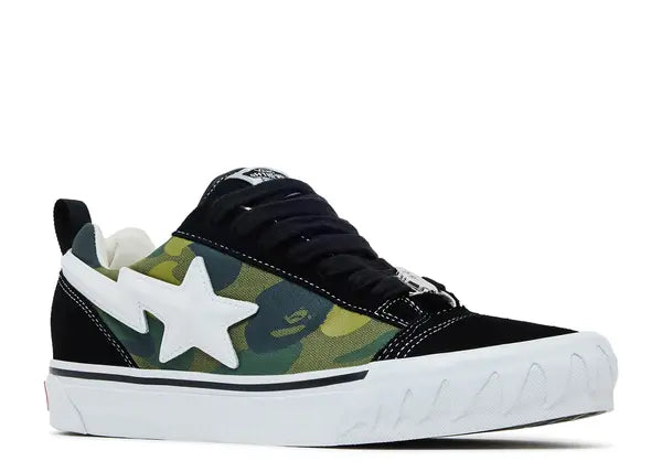 Vans Knu Skool Bape Camo Green Front