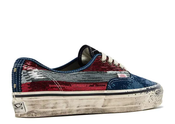 Vans Premium Authentic La Habana Red Navy Back