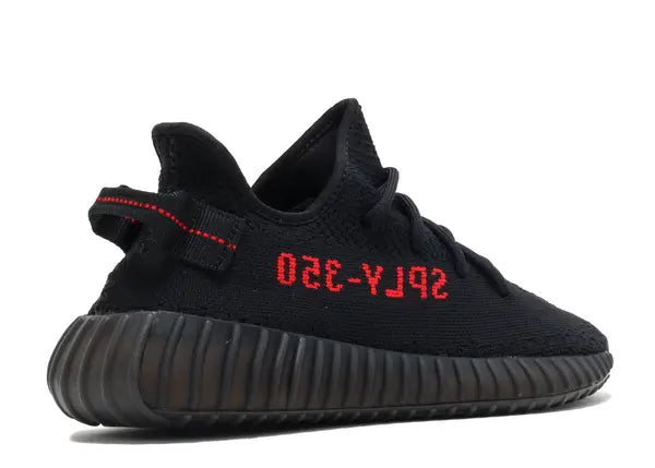 Yeezy Boost 350 V2 Black Red Back