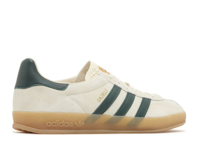 Adidas Gazelle Indoor Cream White Collegiate Green Gum Back