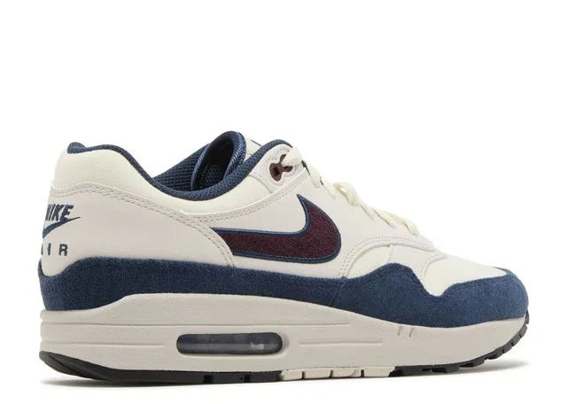 Nike Air Max 1 Coconut Milk Burgundy Crush Navy Back