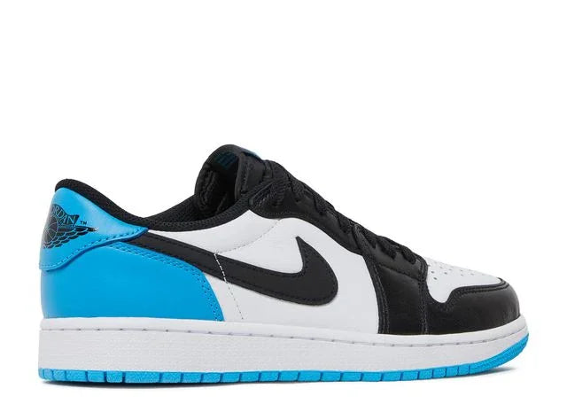 Jordan 1 Low OG Black Dark Powder Blue Back