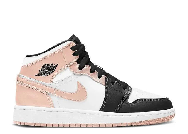 Jordan 1 Mid Arctic Orange Black Toe GS