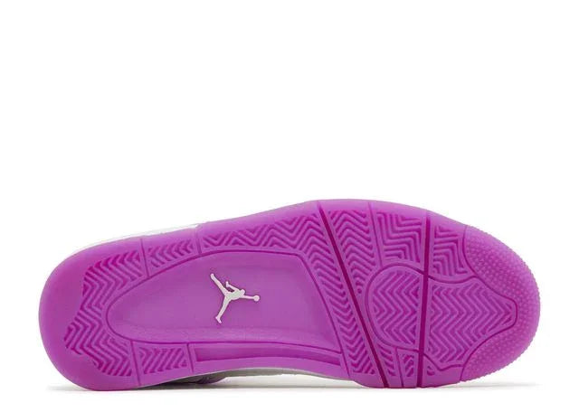 Jordan 4 Retro Hyper Violet (GS) Bottom