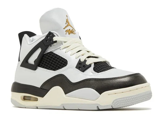Jordan 4 Retro Platinum Gold (GS) Front