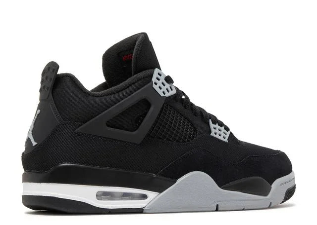 Jordan 4 Retro SE Black Canvas Back