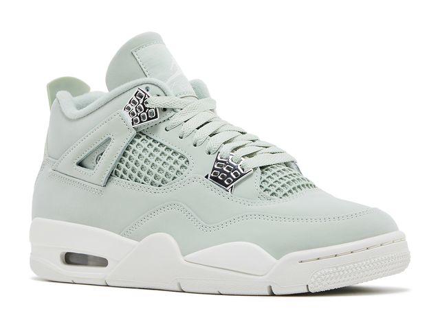 Jordan 4 Retro Seafoam Sail Front