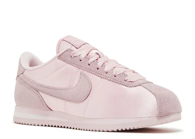 Nike Cortez Textile Satin Soft Pink Front