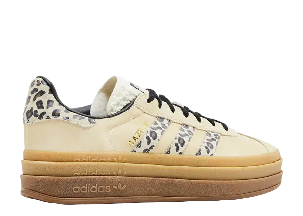 Adidas Gazelle Bold Cream Black Leopard Back