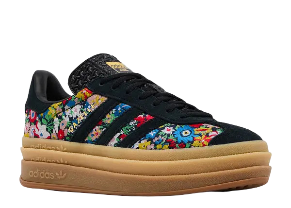 Adidas Gazelle Bold Liberty London Floral Embroidery Front