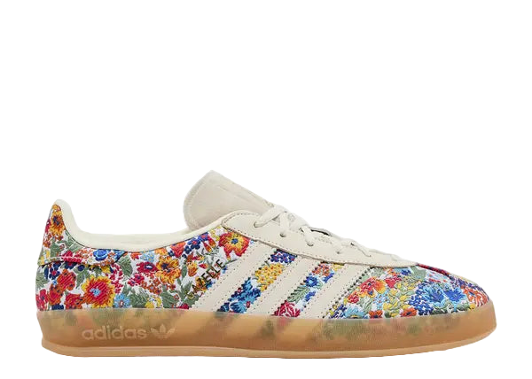 Adidas Gazelle Indoor Liberty London Floral Embroidery Side