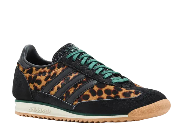 Adidas SL 72 OG Leopard Print Collegiate Green Front
